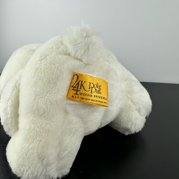 24K Polar Puff Rare Special Effects 1987 Jessie White Teddy Bear 10” #4137 Plush - Picture 6 of 8
